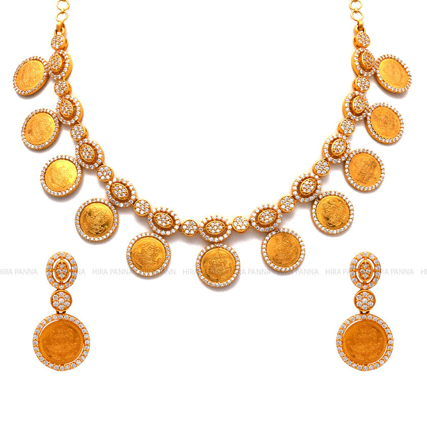 Fancy Lakshmi Kasula Neckwear Set