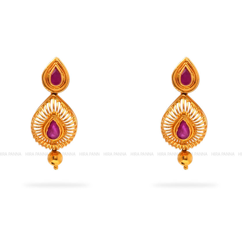 Fancy Ruby Neckwear Set