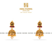 Antique Peacock Lakshmi Devi set