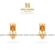 Antique Lakshmi Devi Pachi Neckwear Set