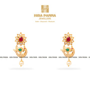 Fancy Peacock Neckwear Set