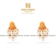 Antique Gutta Pusalu Lakshmi Devi Neckwear Set