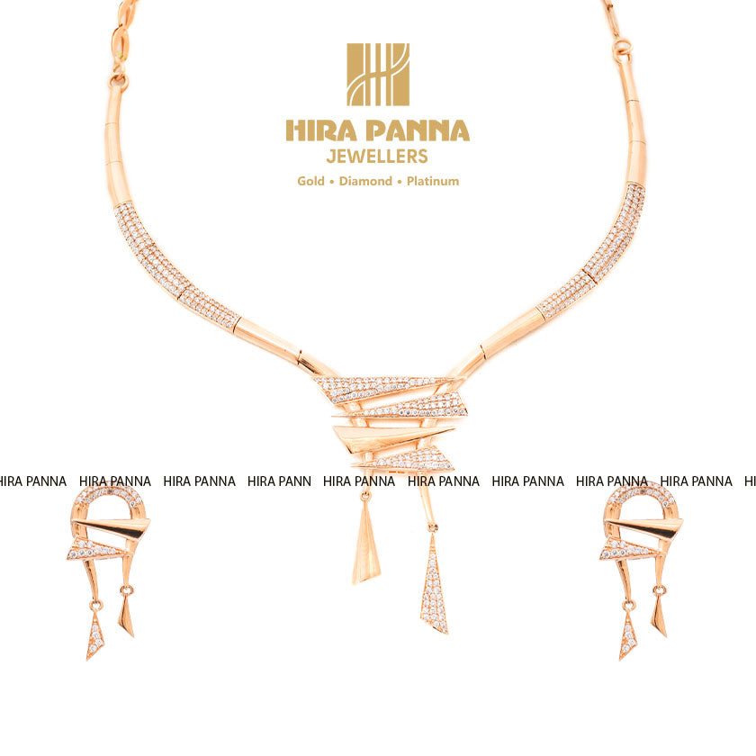 Rose Gold  Neckwear Set