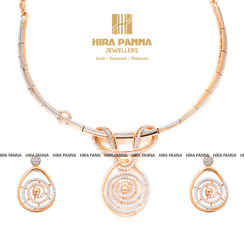 Rose Gold Neckwear Set