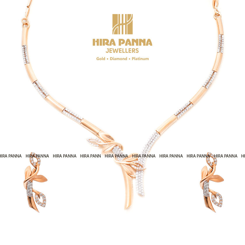 Rose Gold Neckwear Set