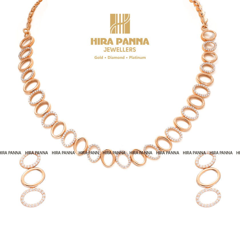 Rose Gold Neckwear Set