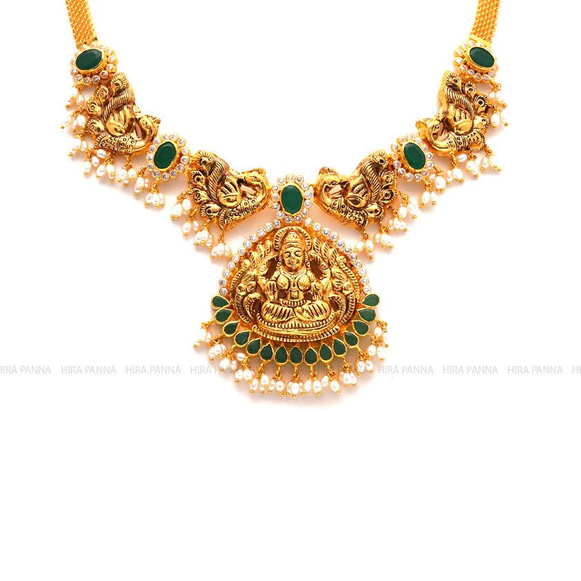 Antique Lakshmi Devi Neckwear