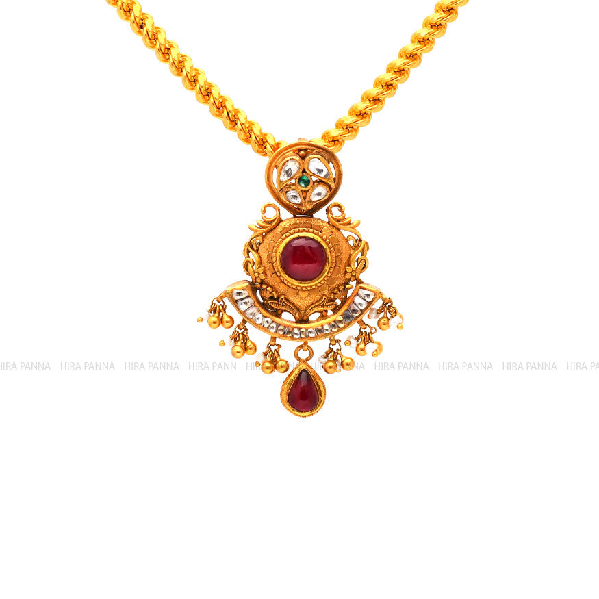 Kundan Pendant Set