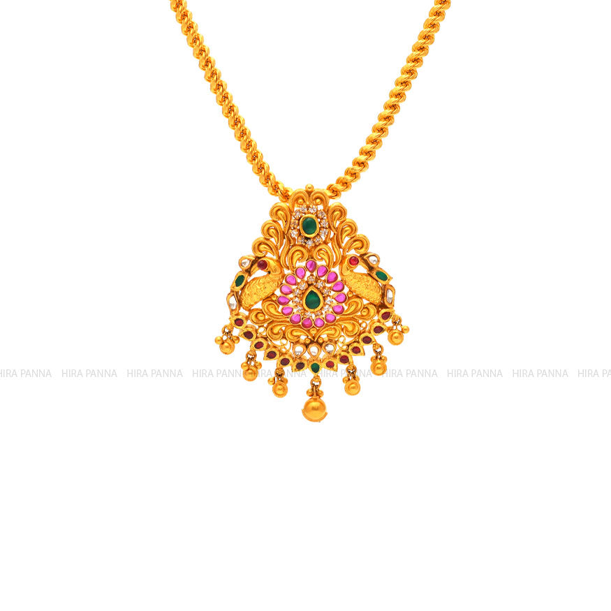 Kundan Nakshi Pendant Set