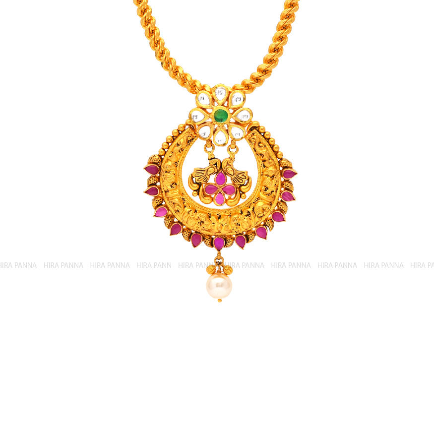 Handmade Kundan Pendant Set