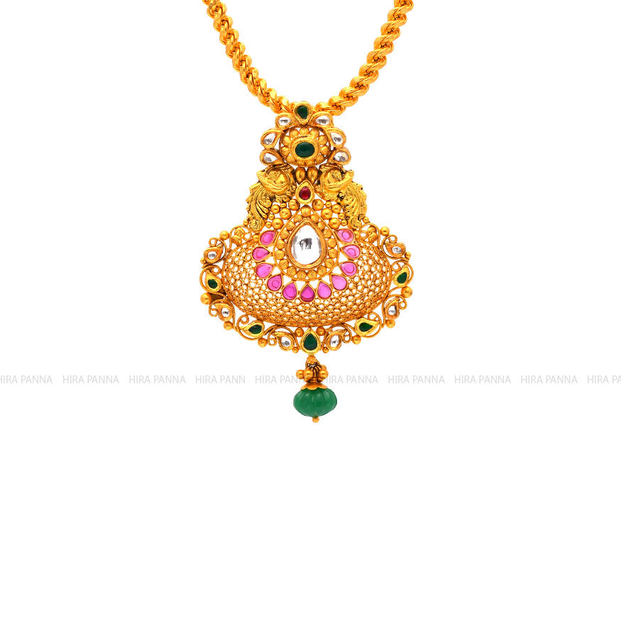 Handmade Kundan Pendant Set