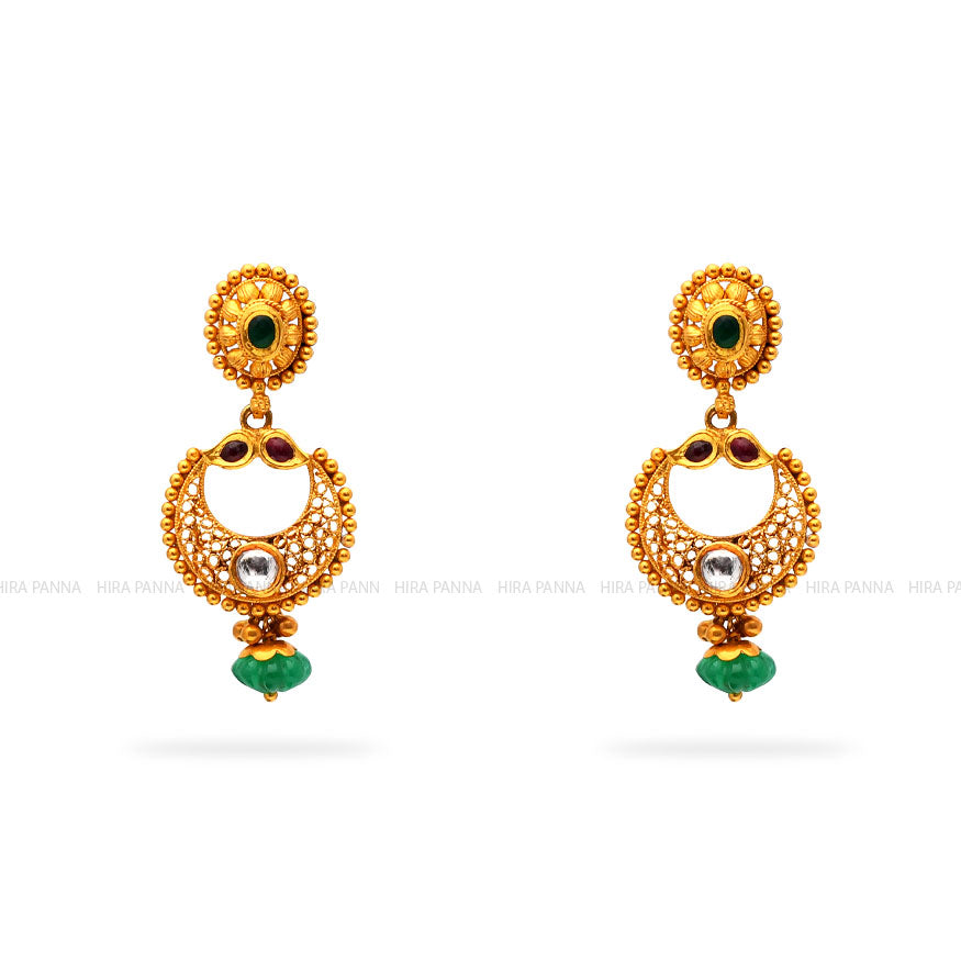 Handmade Kundan Pendant Set