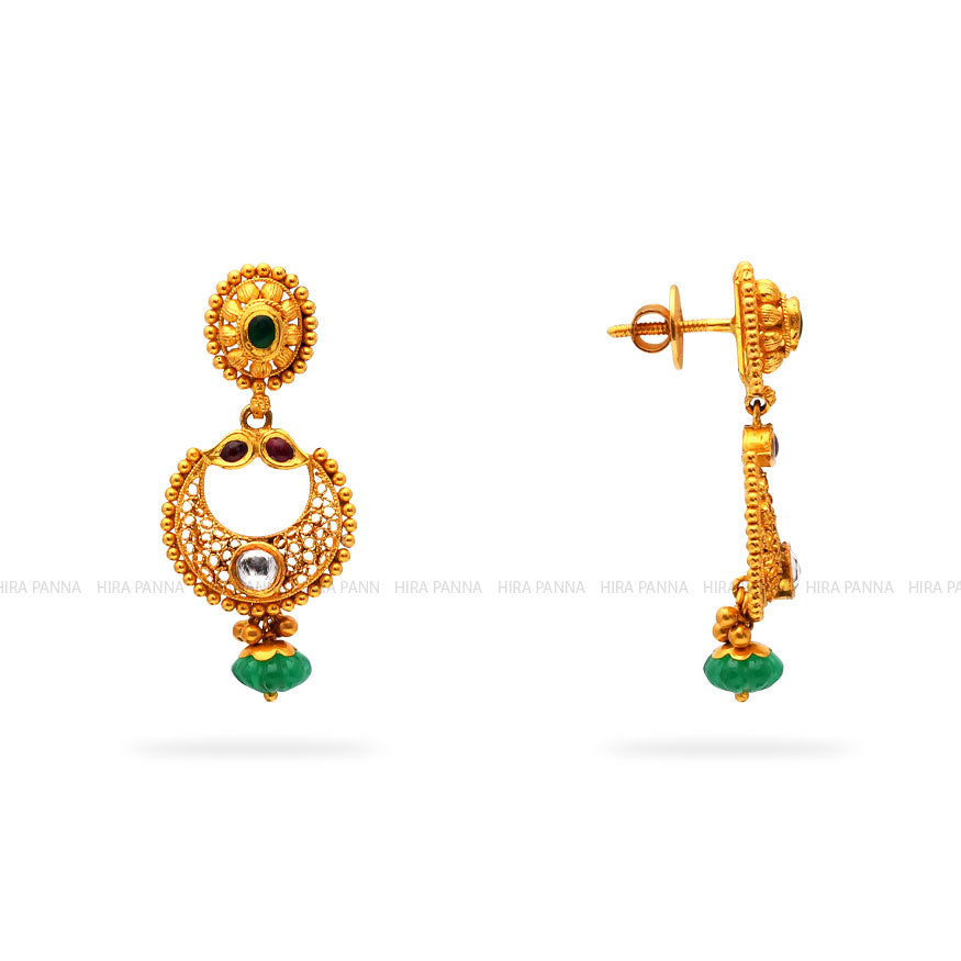 Handmade Kundan Pendant Set