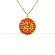 Fancy Lakshmi Devi Pendant Set