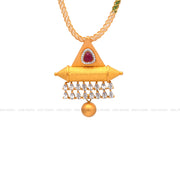 Mat Finish Self Engraving Pendant Set