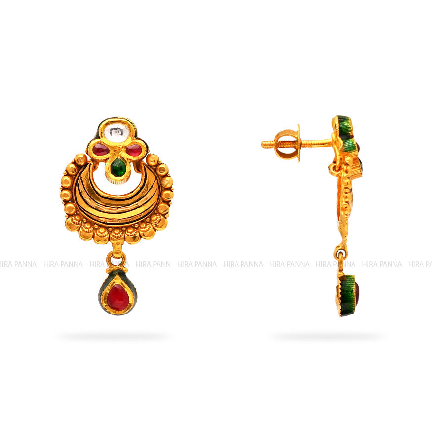 Kundan Pendant Set