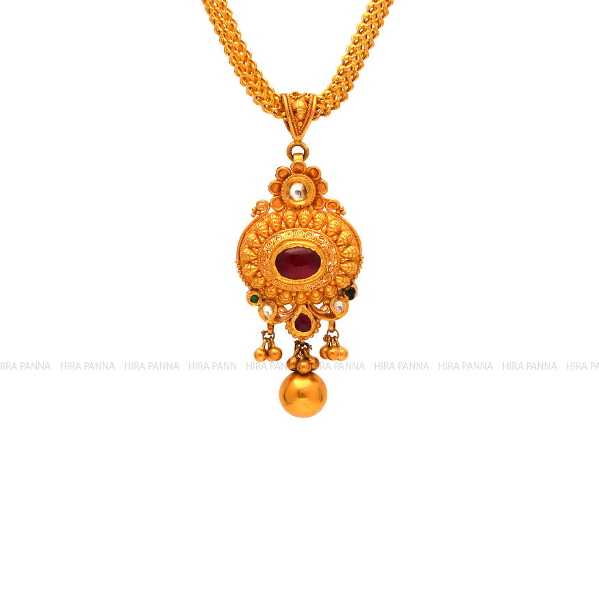 Kundan Pendant Set