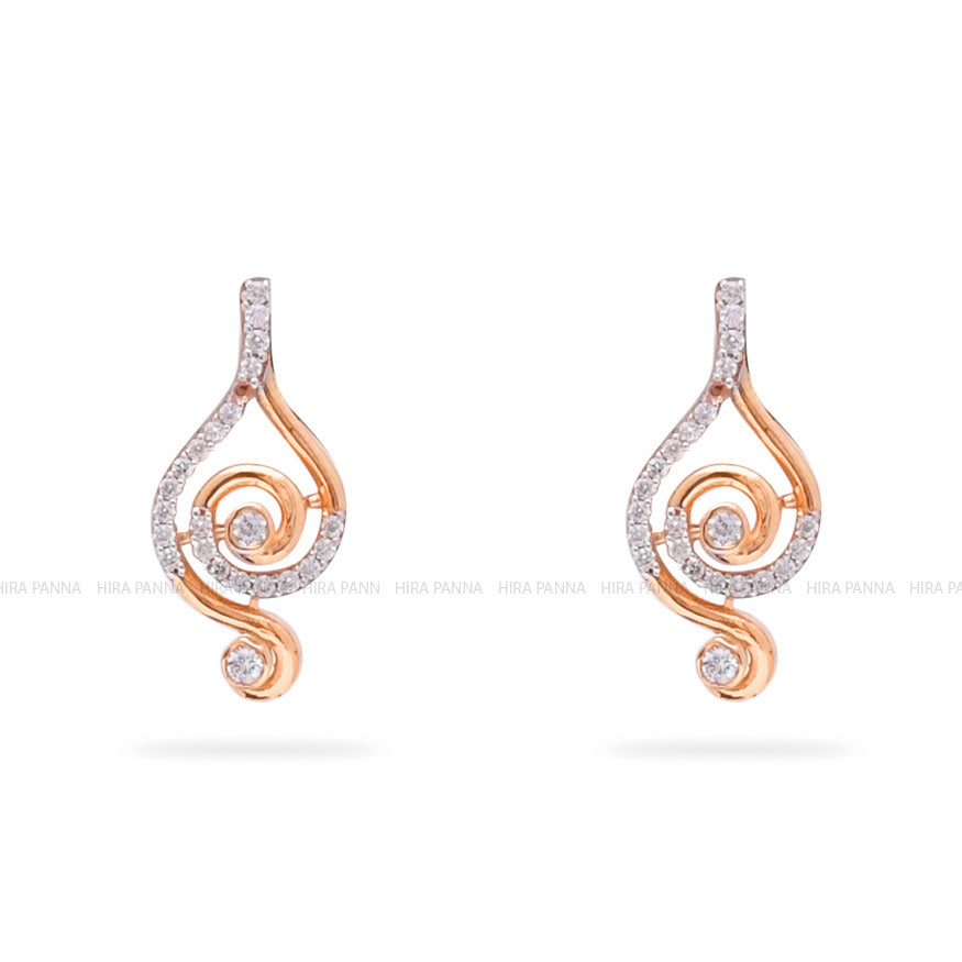 Fancy Rose Gold Pendant Set