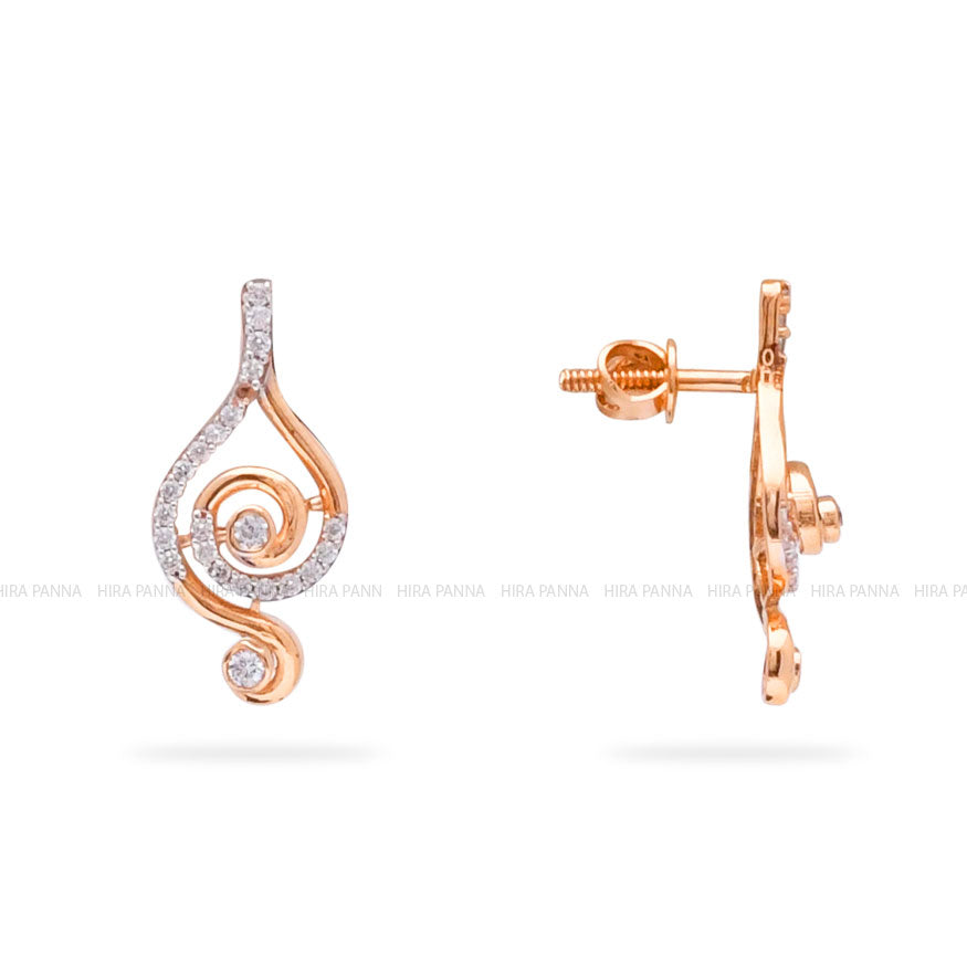 Fancy Rose Gold Pendant Set