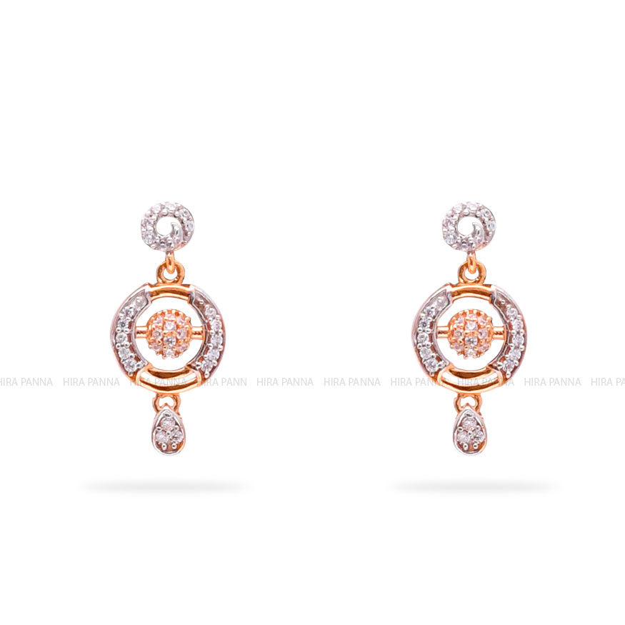 Fancy Rose Gold Pendant Set