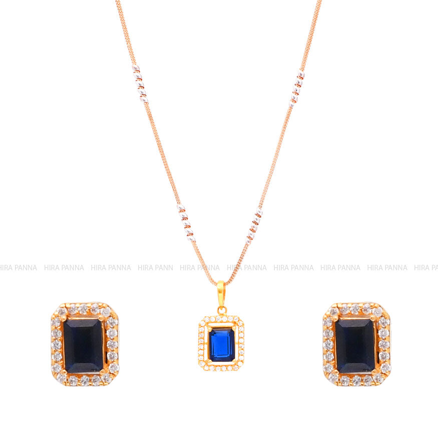 Gold Pendant Set