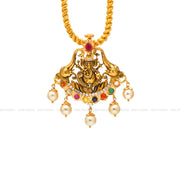Lord Ganesha Navaratna Pendant