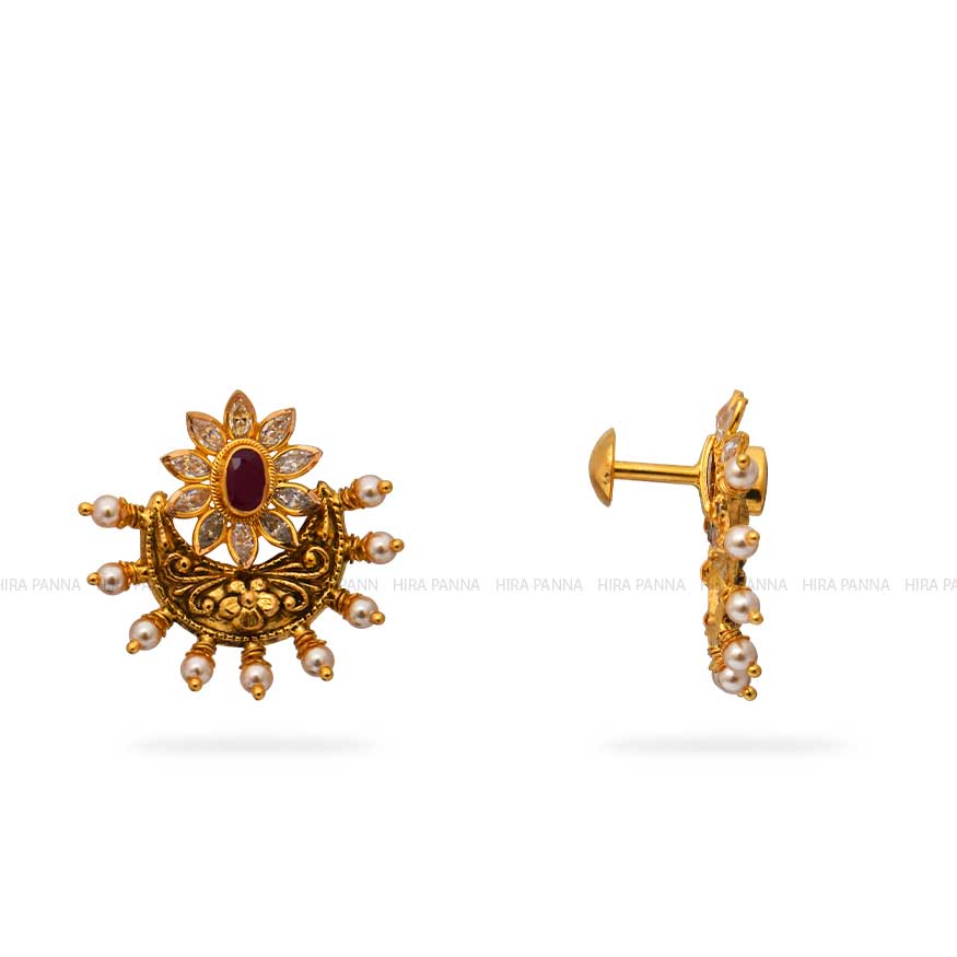 Gold Stud Earrings