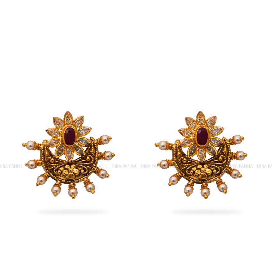 Gold Stud Earrings