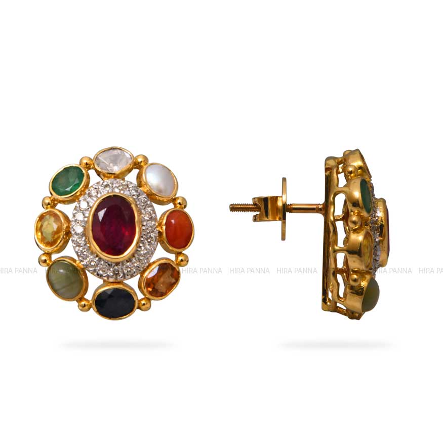 Jadau Stud Earrings