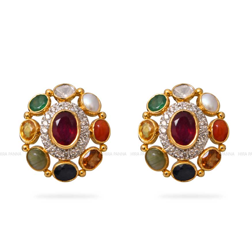 Jadau Stud Earrings