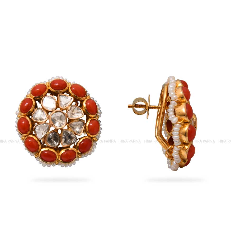 Jadau Stud Earrings