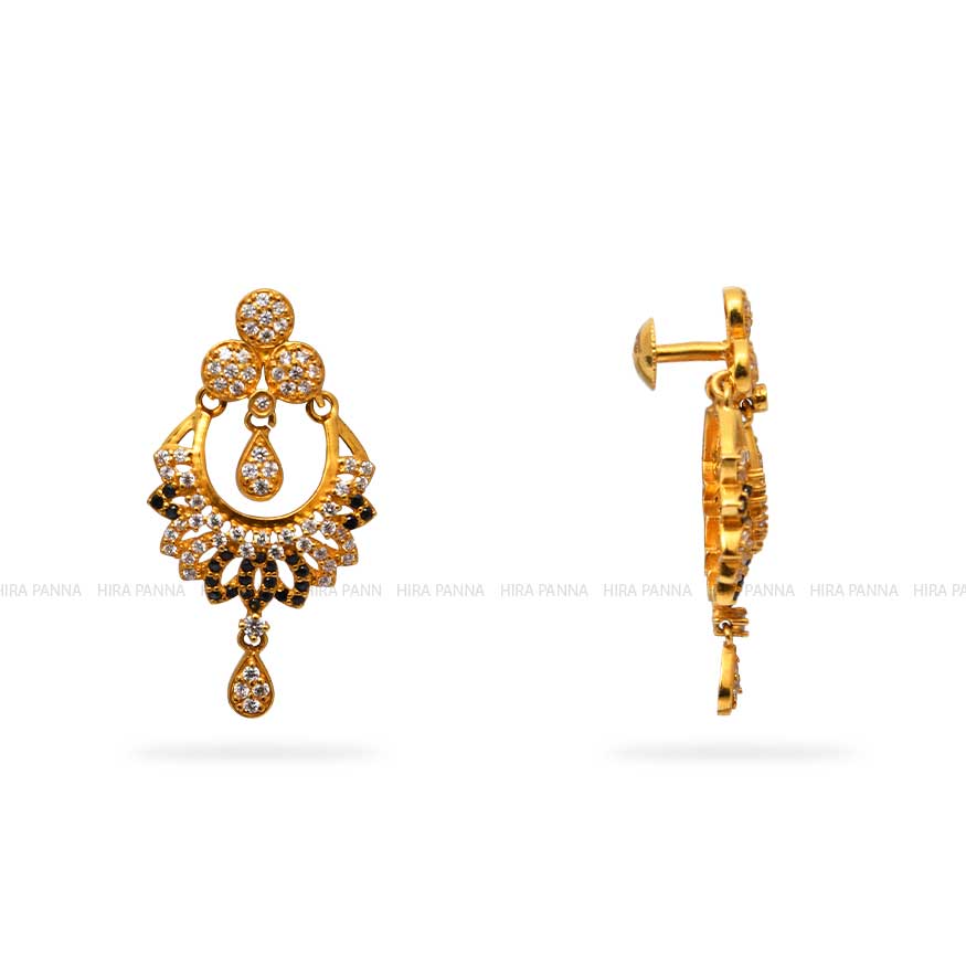 Gold Chandbali Earrings