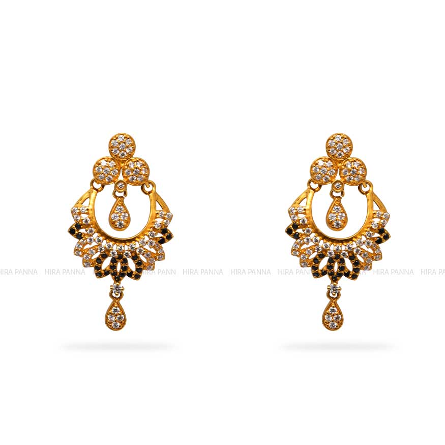 Gold Chandbali Earrings