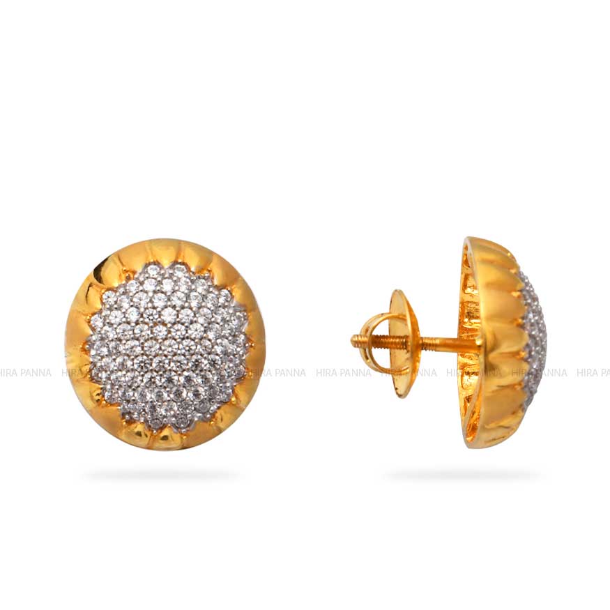 Gold Stud Earrings