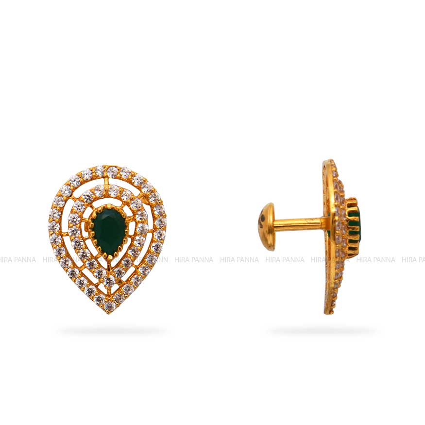 Gold Stud Earrings