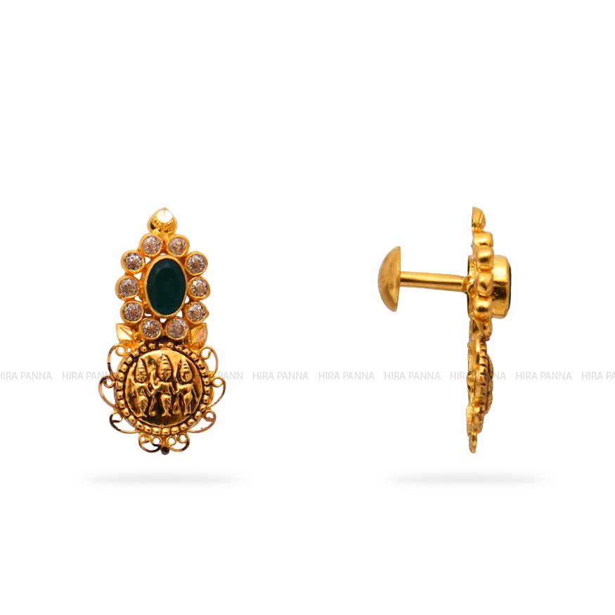 Gold Stud Earrings