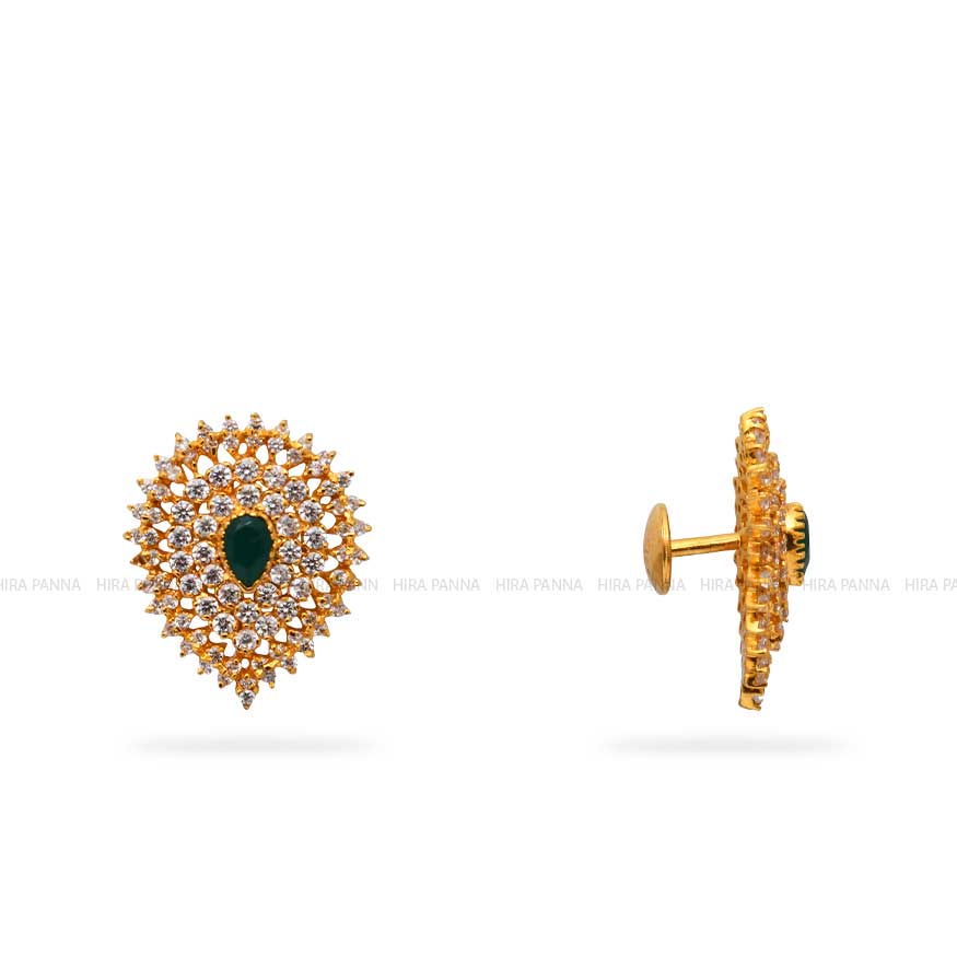 Gold Stud Earrings