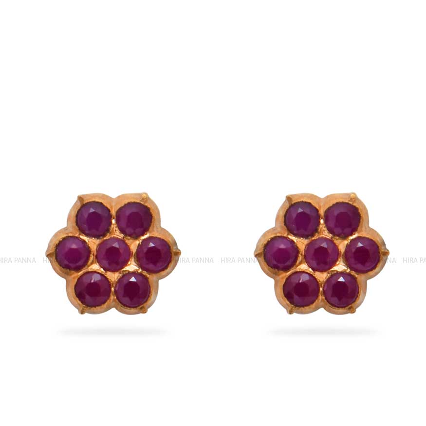 Gold Stud Earrings