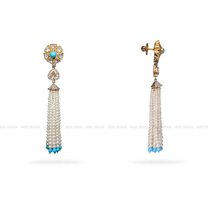 Jadau Hanging Earrings