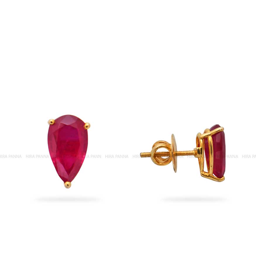 Gold Stud Earrings