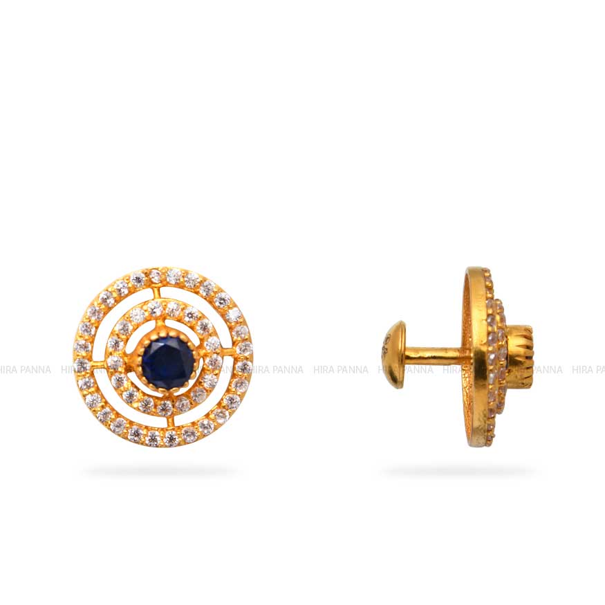 Gold Stud Earrings