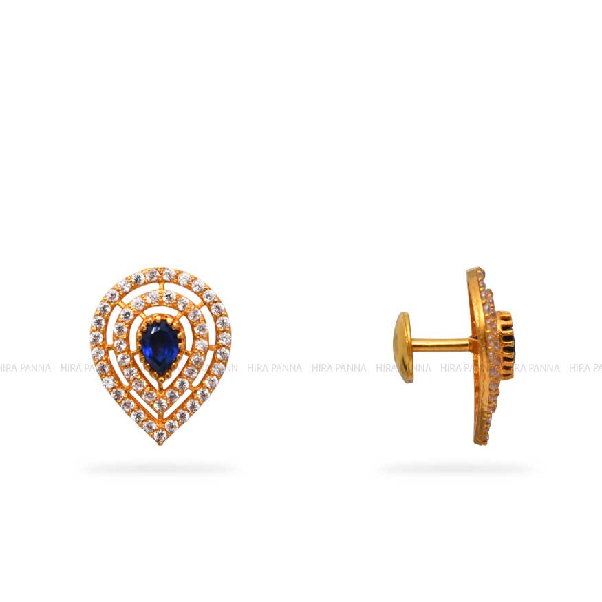 Gold Stud Earrings