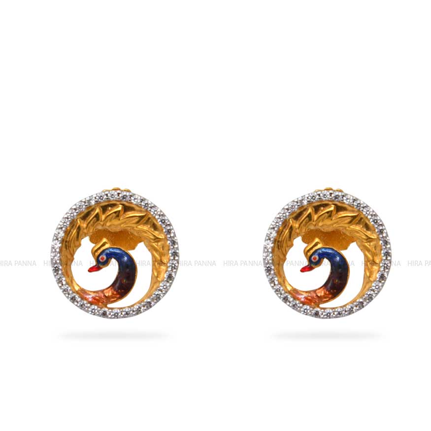 Gold Stud Earrings