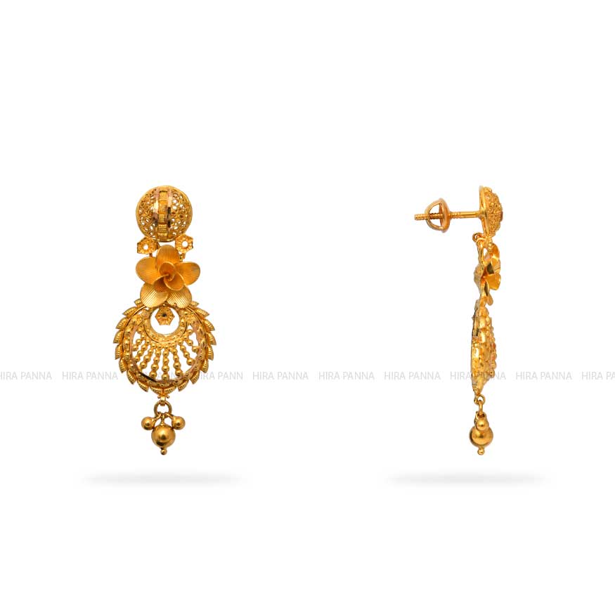 Gold Hanging Earrings