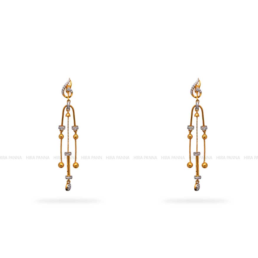 Gold Hanging Earrings