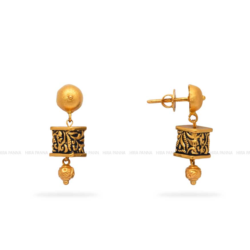 Gold Hanging Earrings