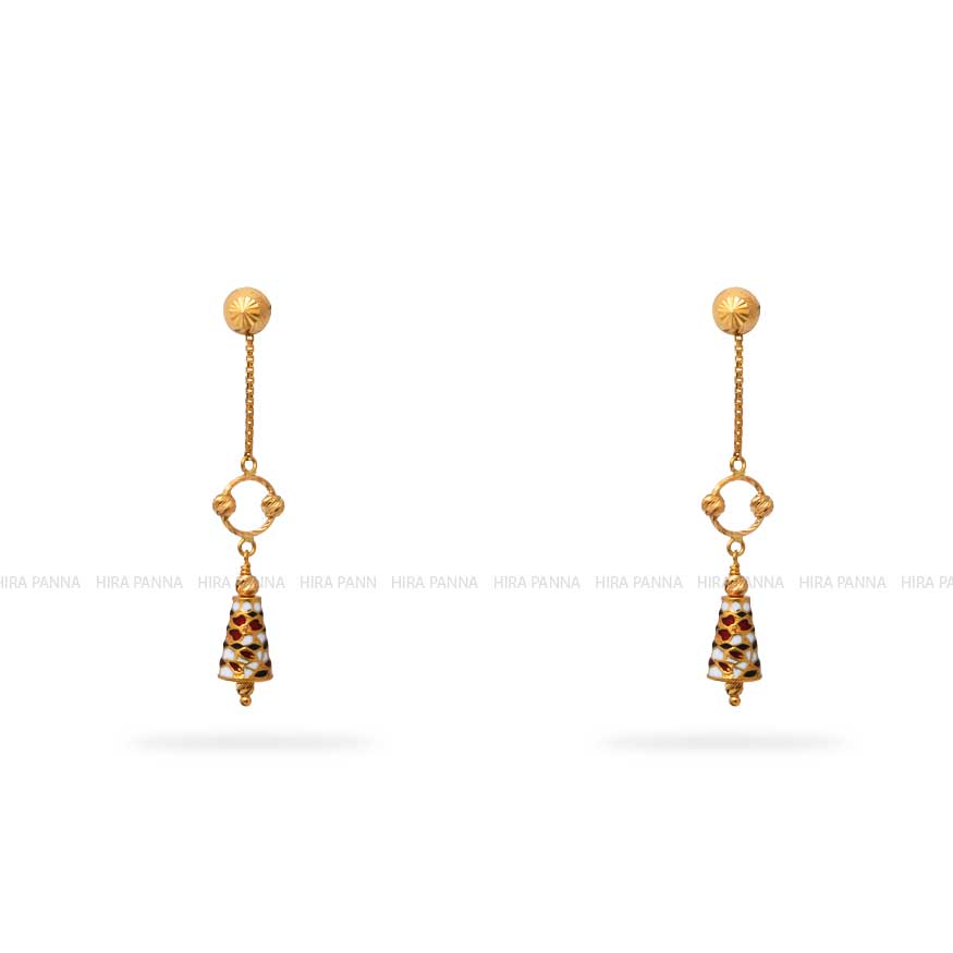 Gold Hanging Earrings