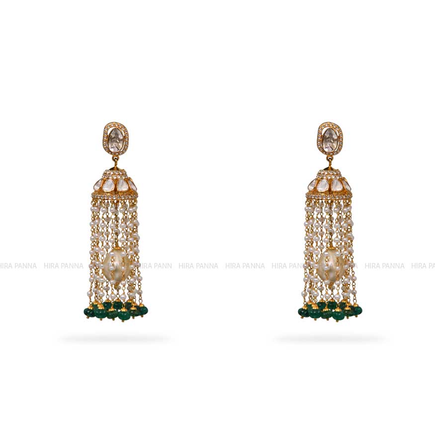 Jadau Hanging Earrings