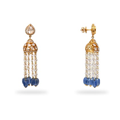 Jadau Hanging Earrings