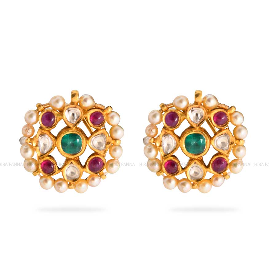 Jadau Stud Earrings